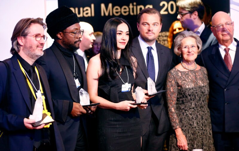 Además del actor, también fueron premiados Yao Chen, por su trabajo con los refugiados, el artista Olafur Eliasson y Will.I.Am por su trabajo ayudando a jóvenes sin recursos.