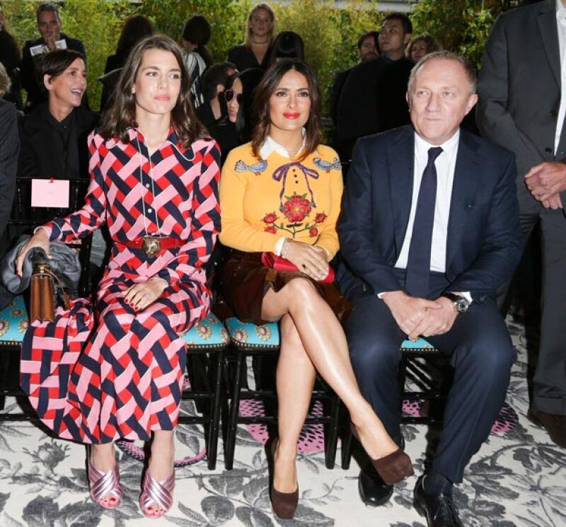 La actriz y la royal acapararon la atención durante el desfile de Gucci en el Fashion Week de Milán.