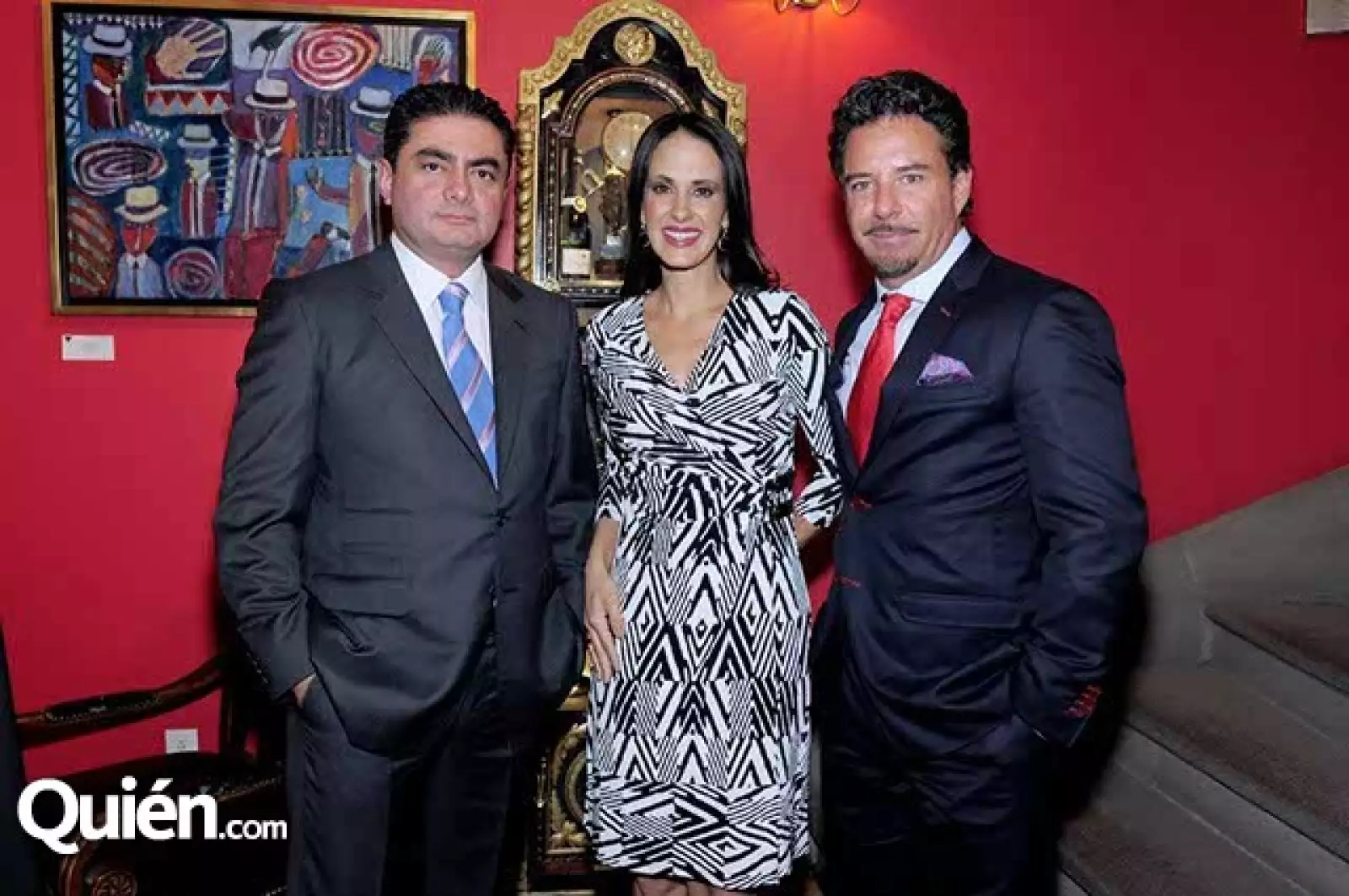 Luis Cházaro,Ana La Salvia y Giancarlo Coratella