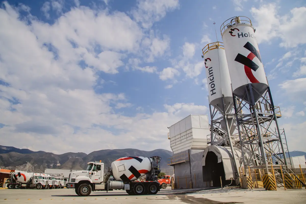 Planta de concreto de Holcim en el sureste
