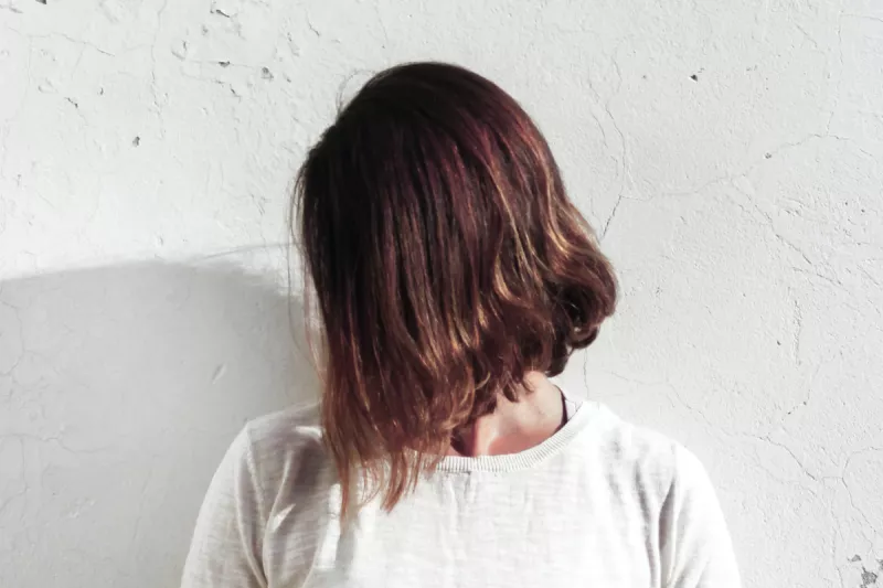 mujer pelo corto