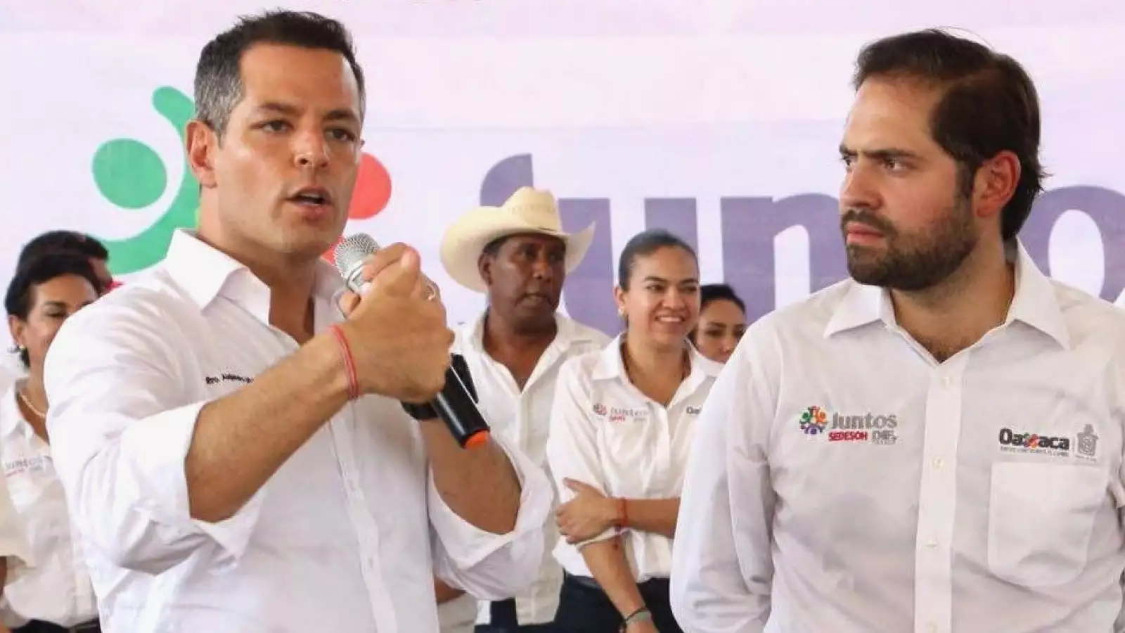 Raúl Bolaños Cacho y Alejandro Murat.