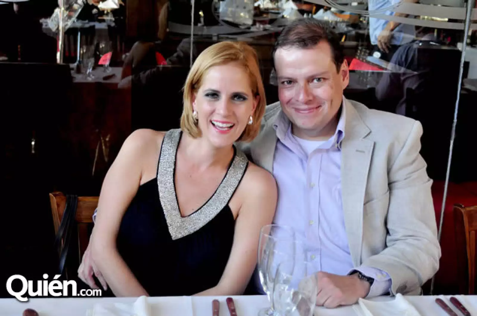 Adriana Salcido y Fernando Santillán