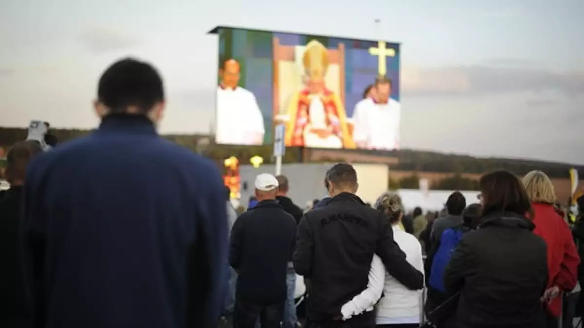 El Papa oficia misa en Alemania