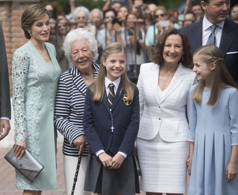 Letizia y su mamá
