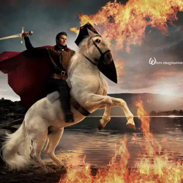 David Beckham fue el príncipe encantado de `La Bella Durmiente´ en 2007.