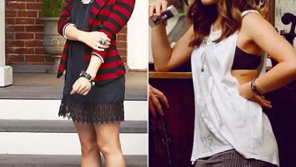 Lucy Hale como Aria Montgomery en Pretty Little Liars.