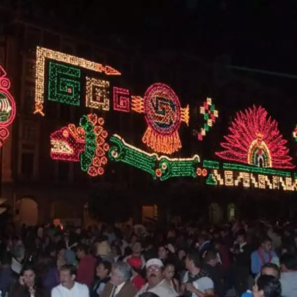 iluminación Zócalo