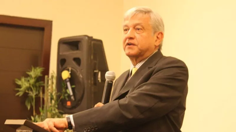 Por la mañana Andrés Manuel López Obrador dio una conferencia de prensa en Guadalajara