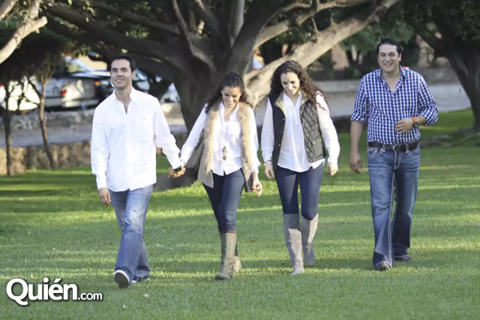 Ricky Valdés, Cristina Arenas, Elena Moya y Manuel Salles