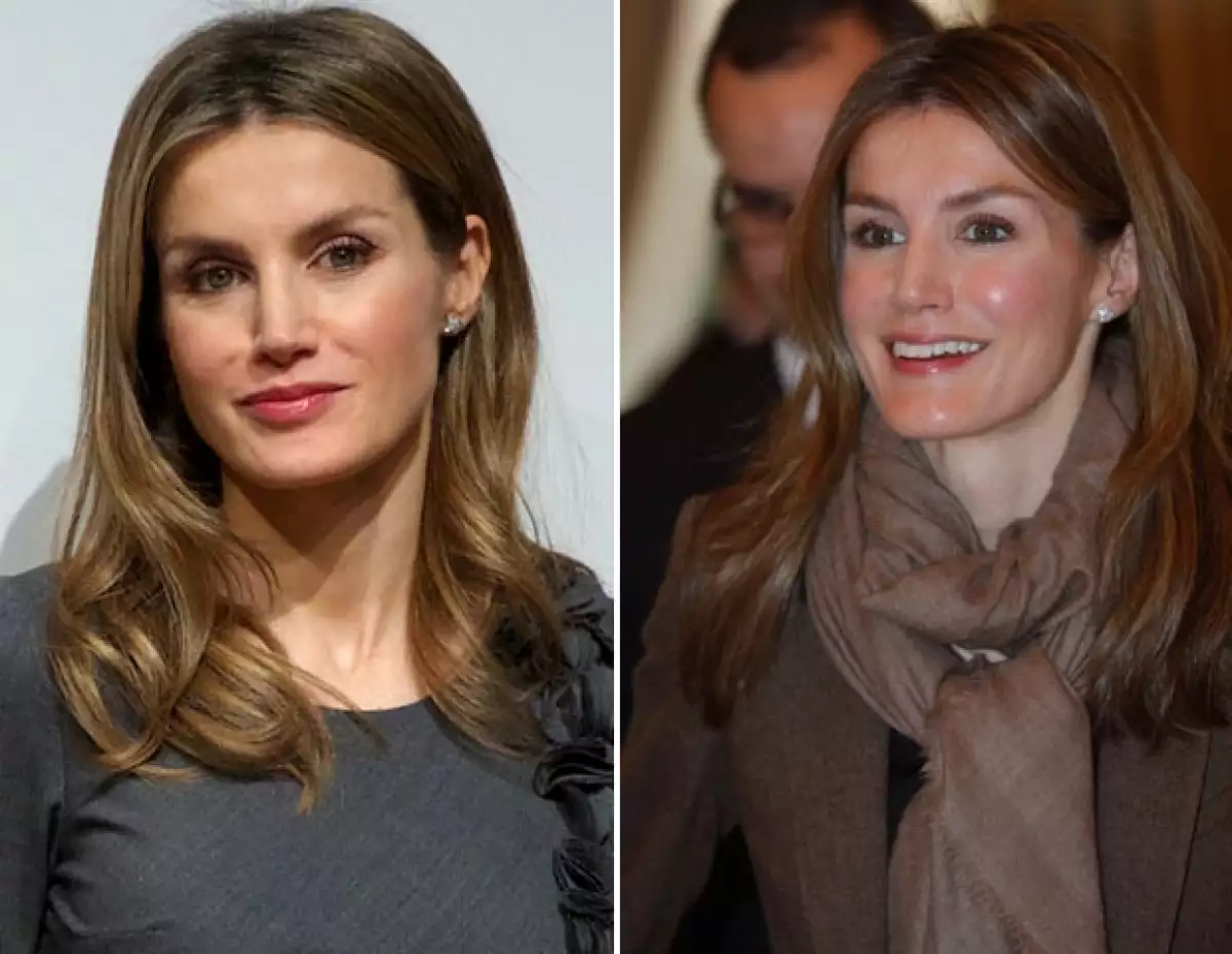 El pelo de Letizia no ha sufrido grandes cambios.