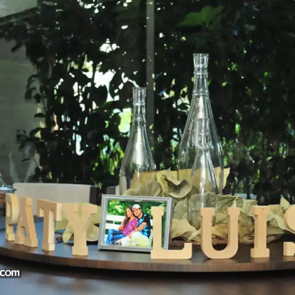 Detalle decoración y bocadillos