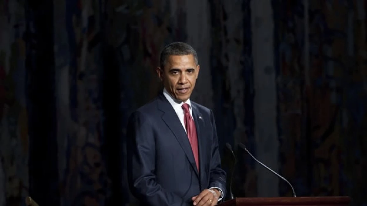 barack obama en una rueda de prensa