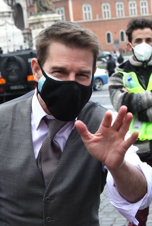 'Mission Impossible 7 - Libra' on set filming, Rome, Italy - 29 Nov 2020