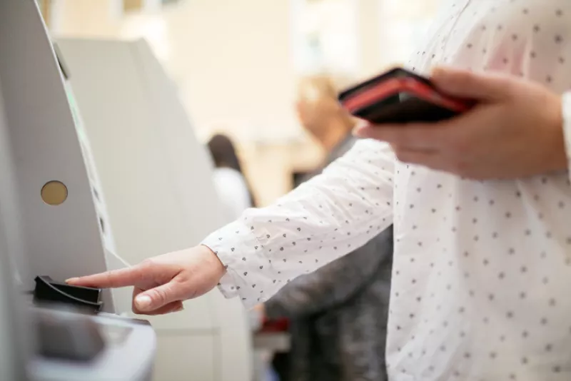 Fingerprint recognition on ATM