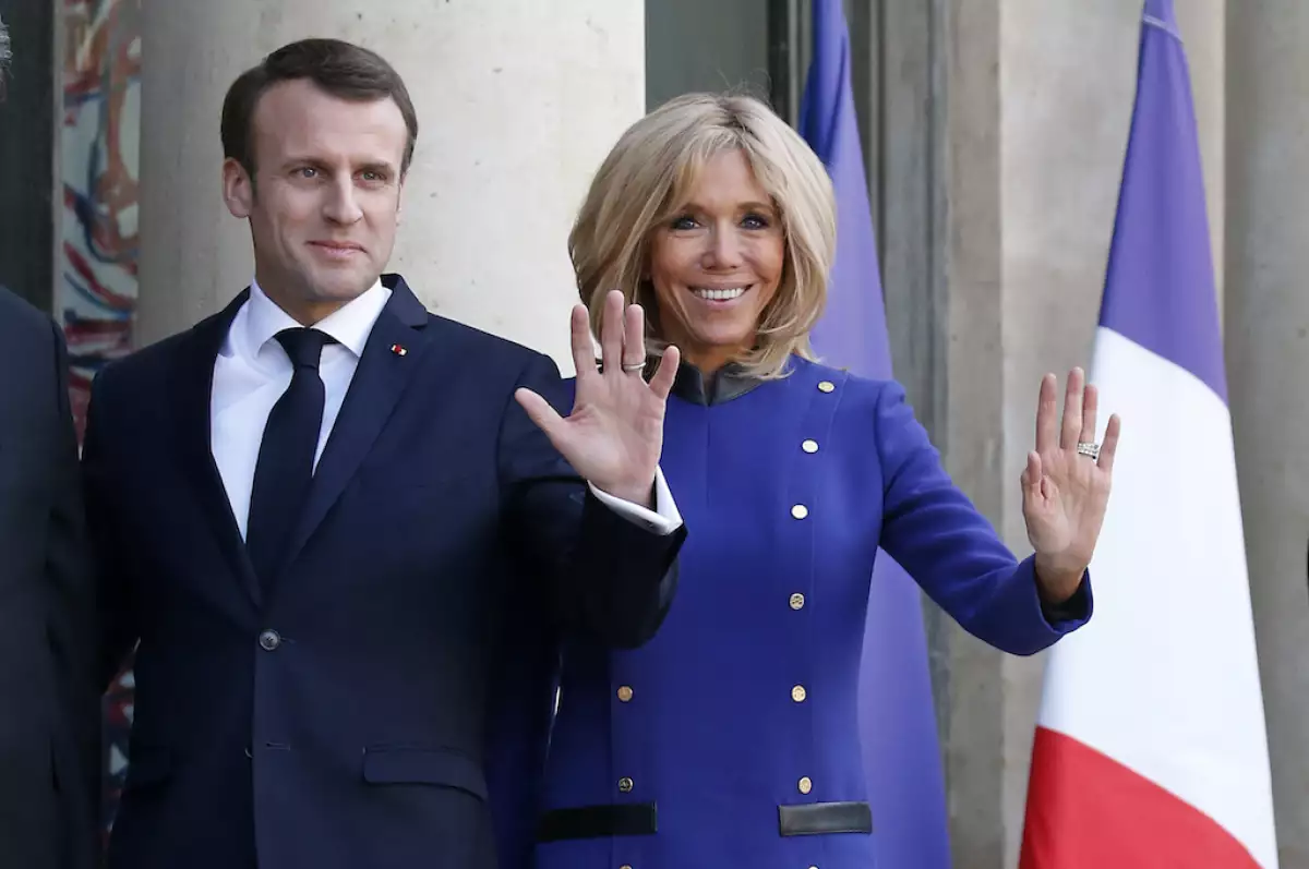 emmanuel macron y brigitte macron