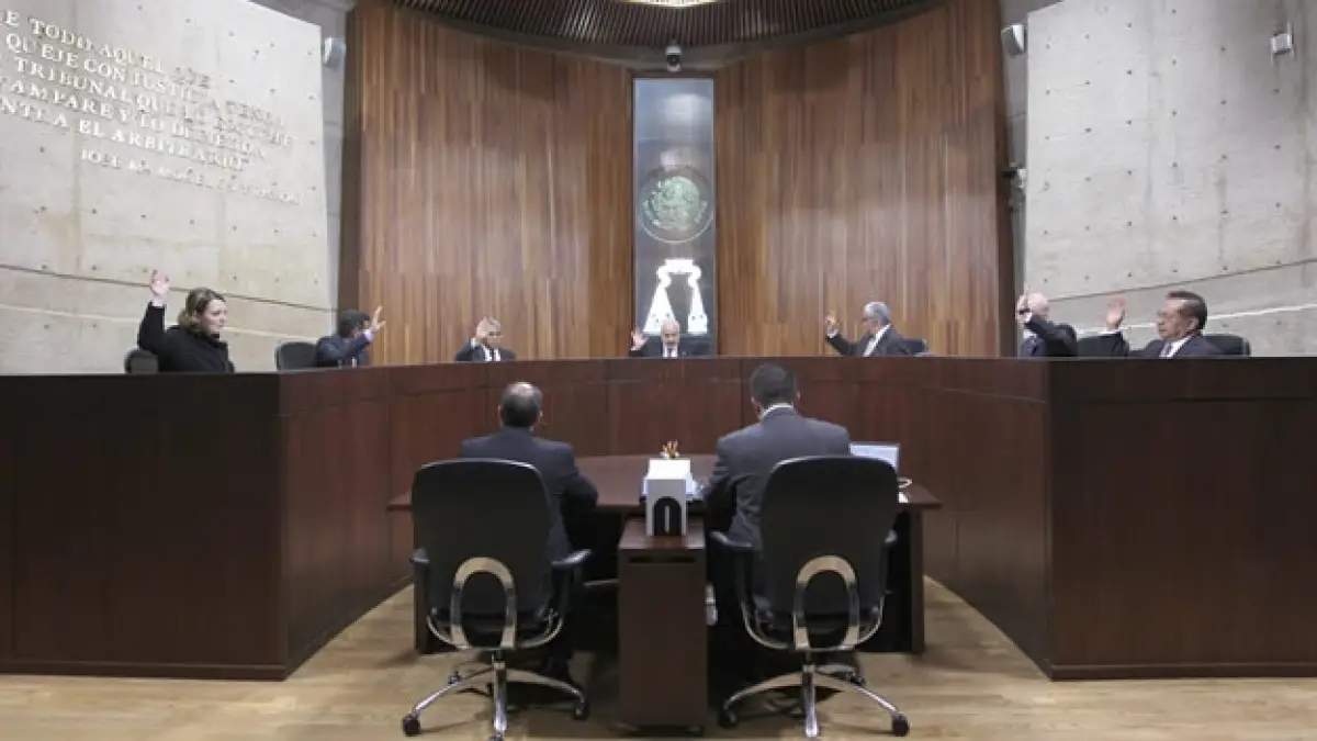 Los magistrados electorales votan.