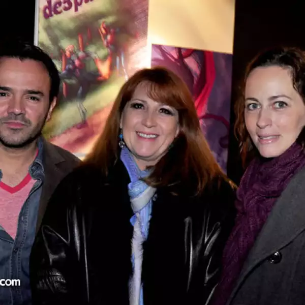 Carlos Gómez,Bety Zepeda y Martha Sarre