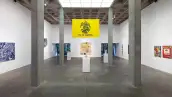Vista general de la galería OMR con obra del artista Rubén Ortiz Torres. 