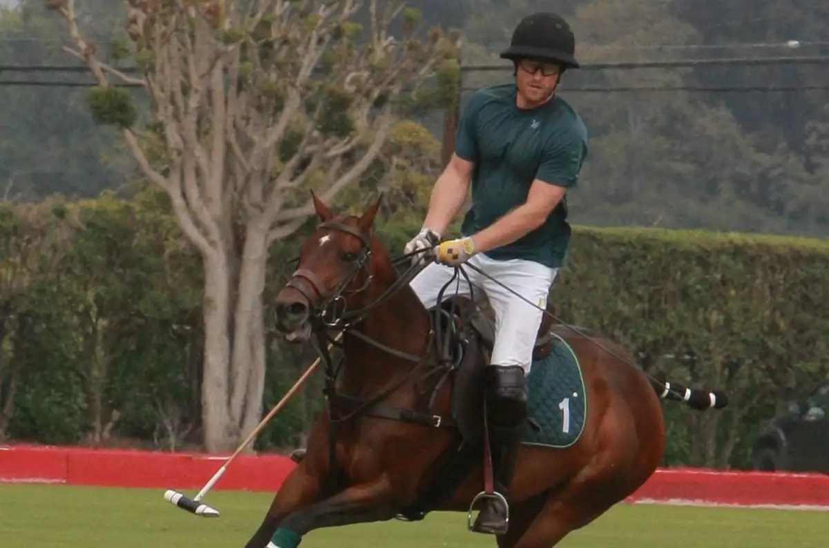 Prince Harry during a Polo match, Carpenteria, California, USA - 12 Jun 2022
