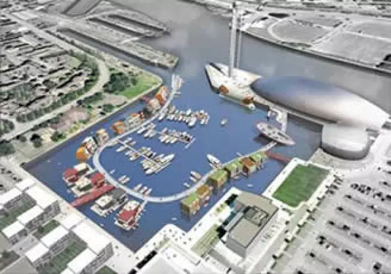 Los proyectos inmobiliarios transformarán el antiguo puerto de Canting Basin en una riviera de talla mundial. (Foto: Cortesía Scotish Enterprise)