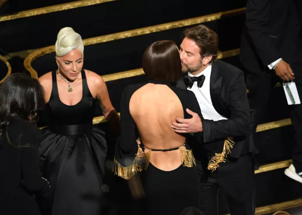 Lady Gaga, Irina Shayk y Bradley Cooper