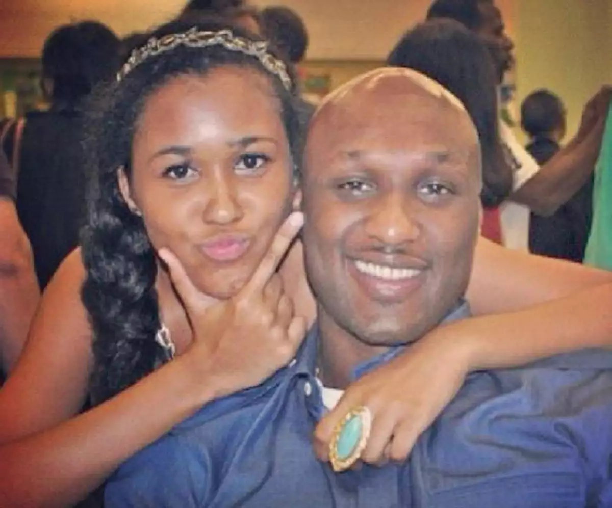 Destiny adora a su papá Lamar Odom.