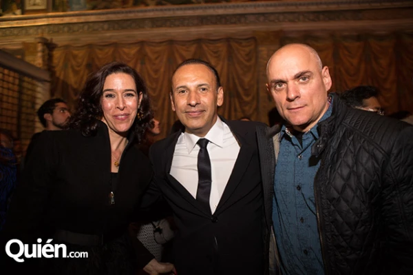 Silvia Marrun, Toño Berumen y Alejandro Podoswa