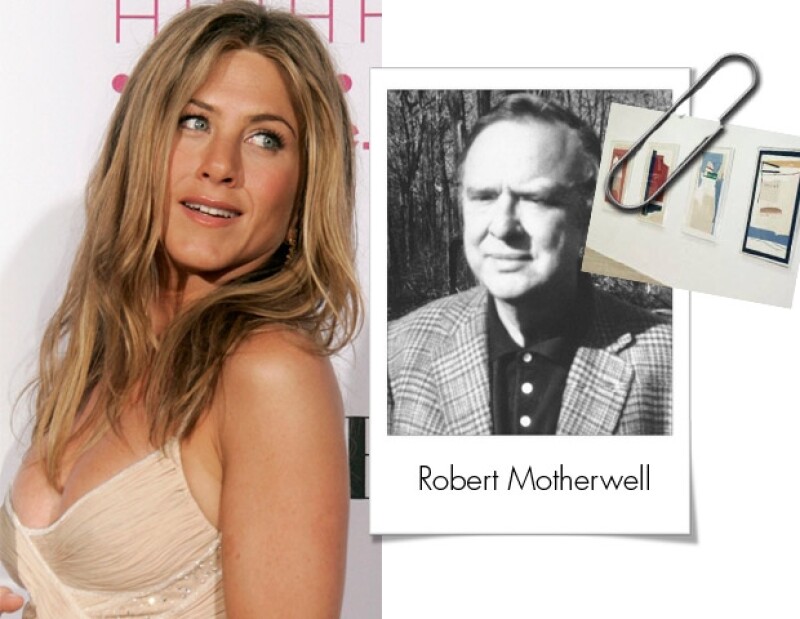 Jennifer Aniston mostró su colección de arte.
