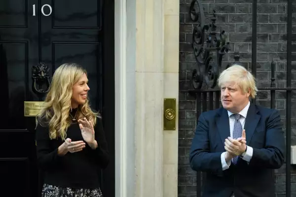 Carrie Symonds y Boris Johnson