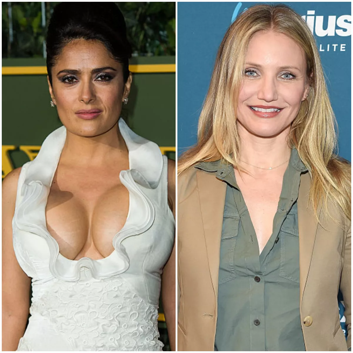 Salma Hayek y Cameron Diaz 
