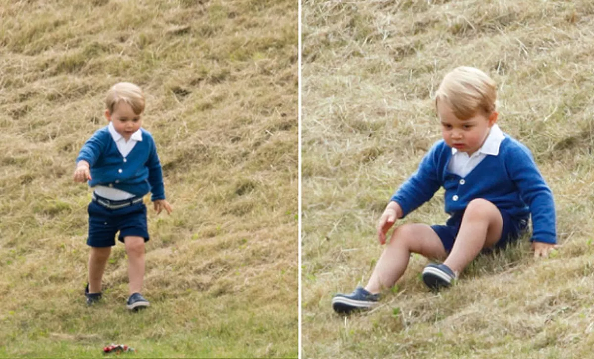 El príncipe George aun a su corta edad a logrado tener el Toque de Midas, mejor conocido como El Efecto George al usar unos Crocs en el partido de polo de su padre.