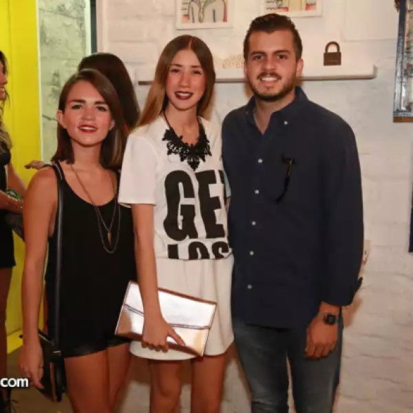 María Aguilar,Viviane Gómez y Leonardo Jiménez