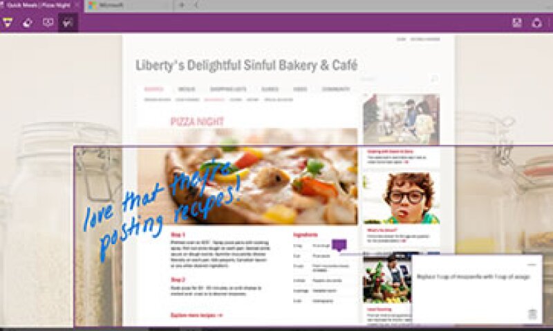 Los usuarios podrán compartir lo que vean en la web con Spartan. (Foto: Cortesía Microsoft)