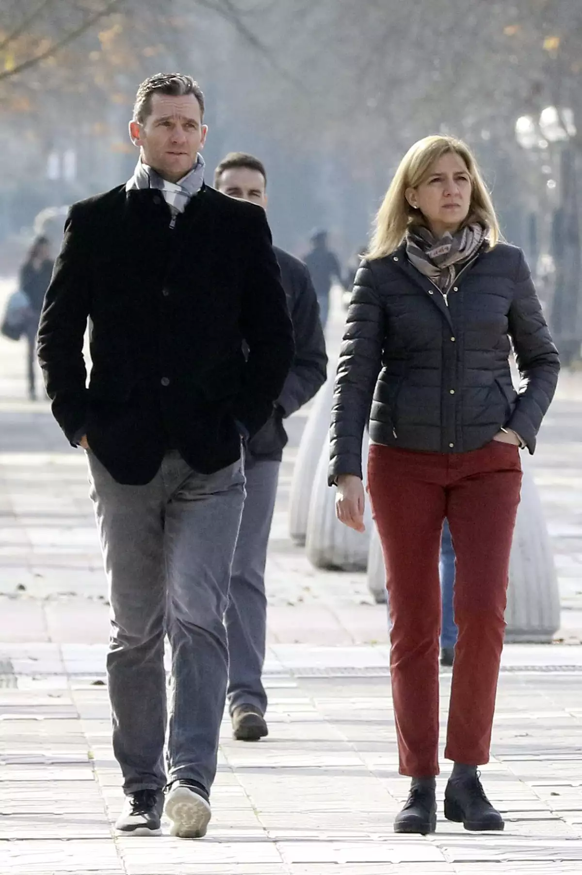 Princess Cristina Of Spain And Family Sighting In Vitoria - December 27, 2016