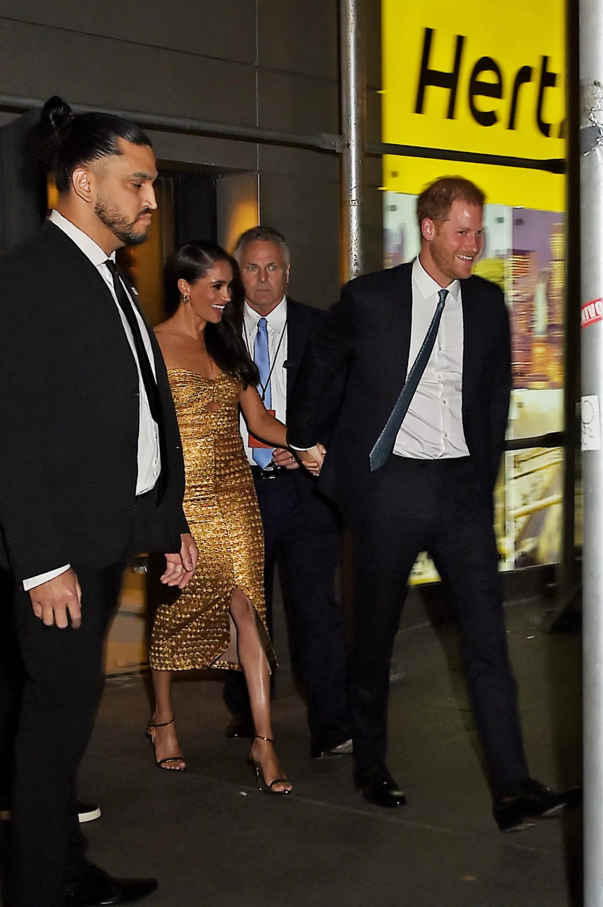 Meghan Markle y el príncipe Harry visitaron Nueva York