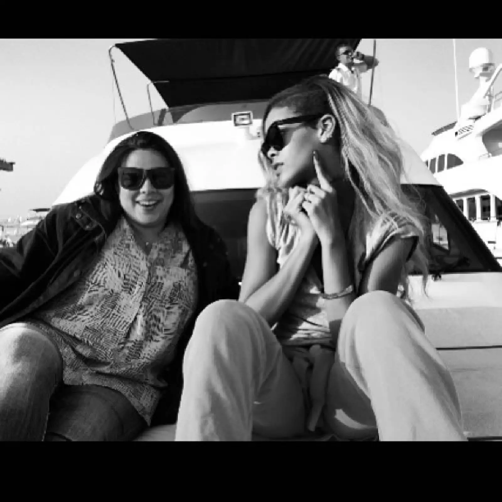 Se entretuvieron subiendo fotos a su Instagram, algunas no tan amables como otras.