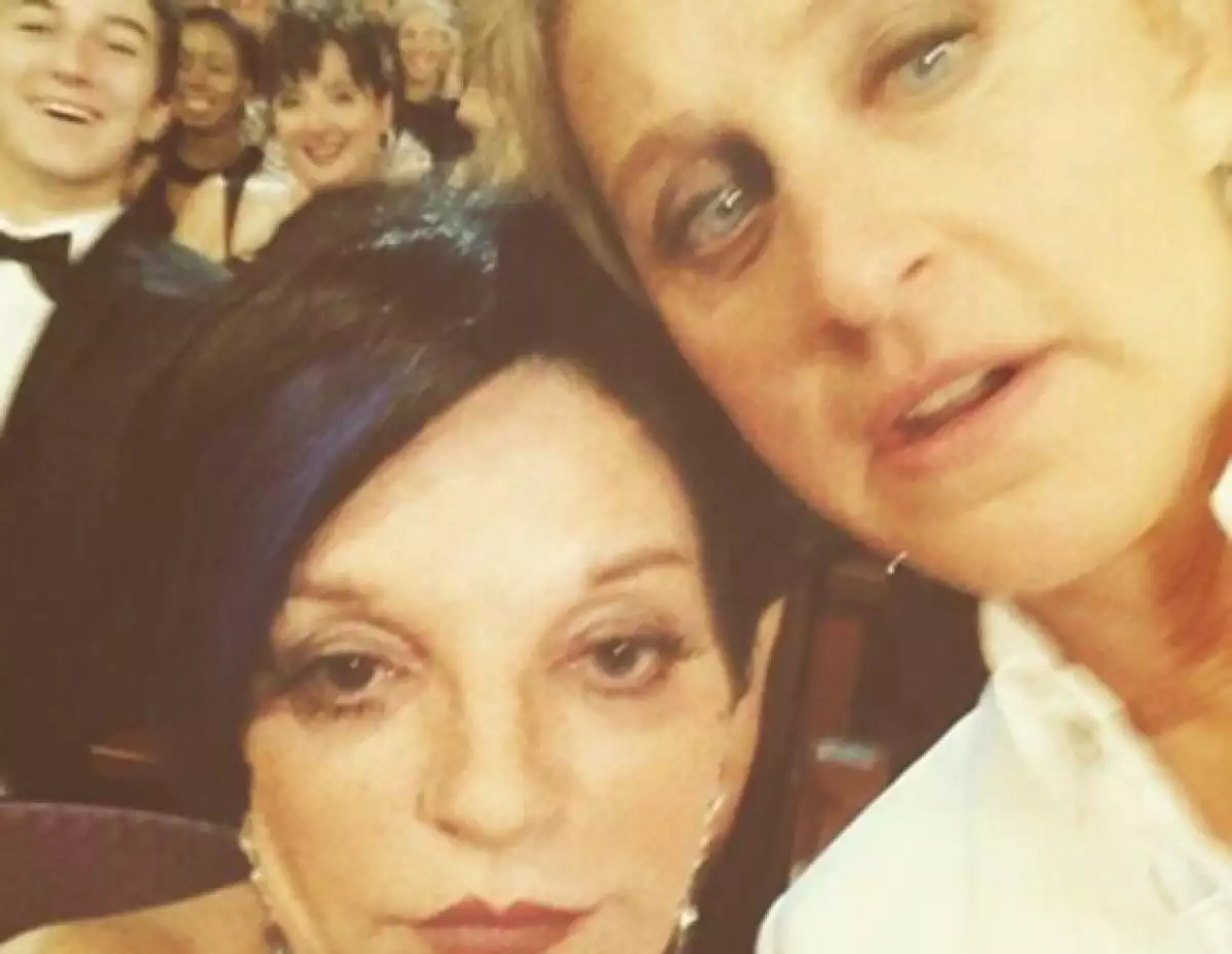 Ellen DeGeneres y Liza Minnelli.