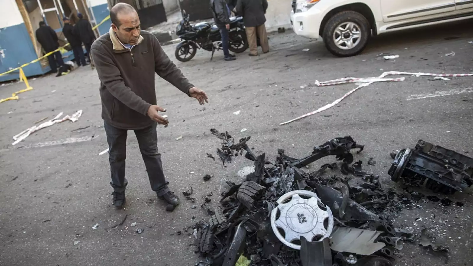 egipto, explosión, sede policia