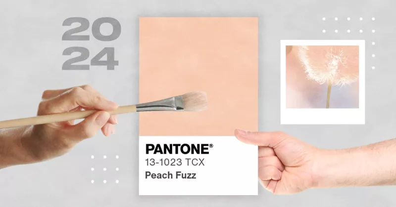 Peach Fuzz, el color del año de Pantone