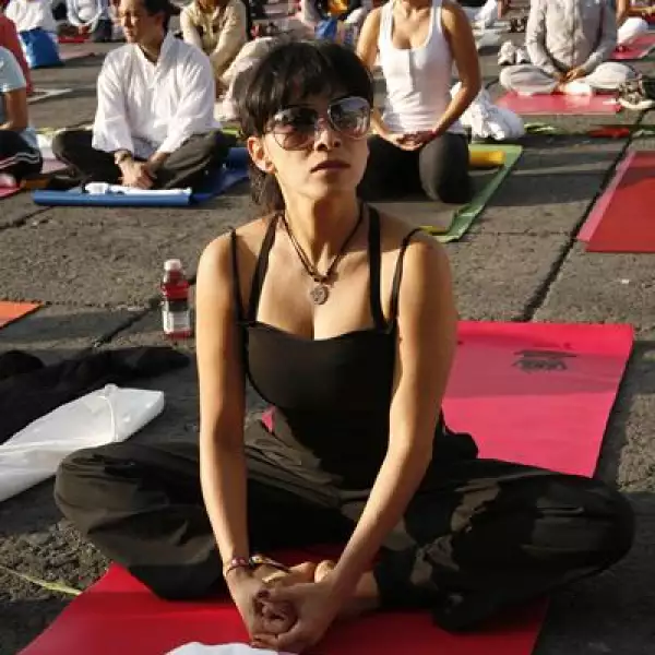 Yoga en el zocalo