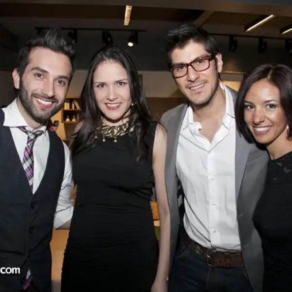 Iván Obregón,Adel Fabila,Pablo Bedolla y Tere de la Torre