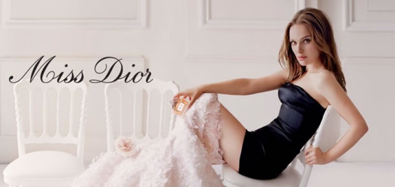 Natalie Portman como la novia fugitiva de Miss Dior.