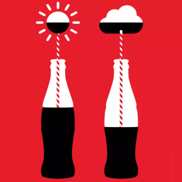 Mash-Up de la botella Coca-Cola