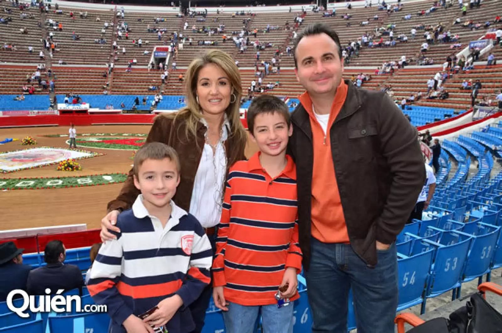 Mateo García,Rocío Menéndez,Eduardo García Jr. y Eduardo García
