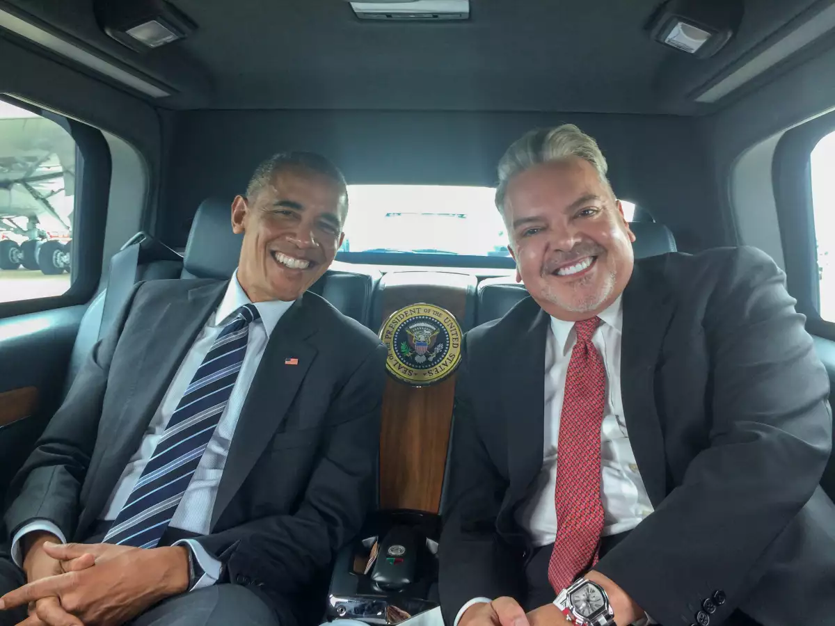 Muñoz también lleva una excelente relación con el ex presidente Barack Obama