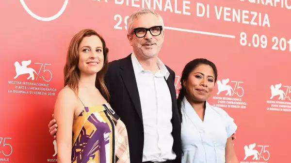 Marina de Tavira, Alfonso Cuarón and Yalitza Aparicio
