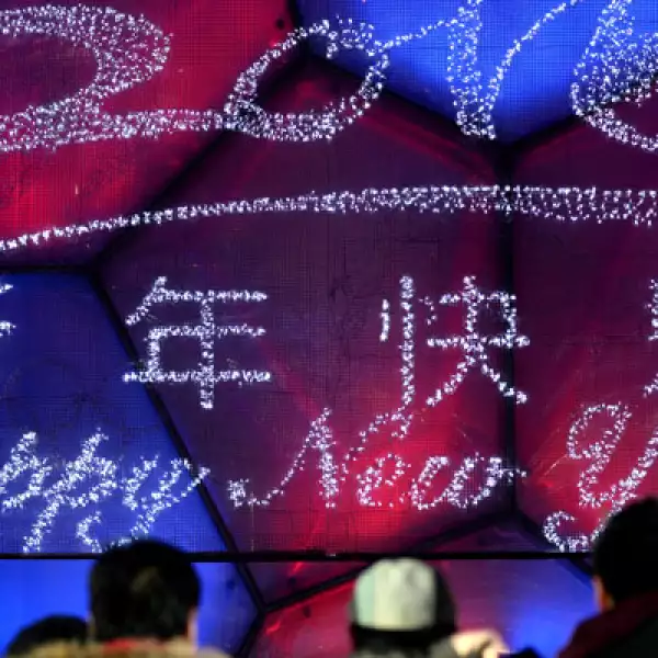 El gigante asiático celebró en todo el país. En Beijing la cuenta regresiva se realizó en el Parque Olímpico, donde deportistas locales se unieron a miles de personas.