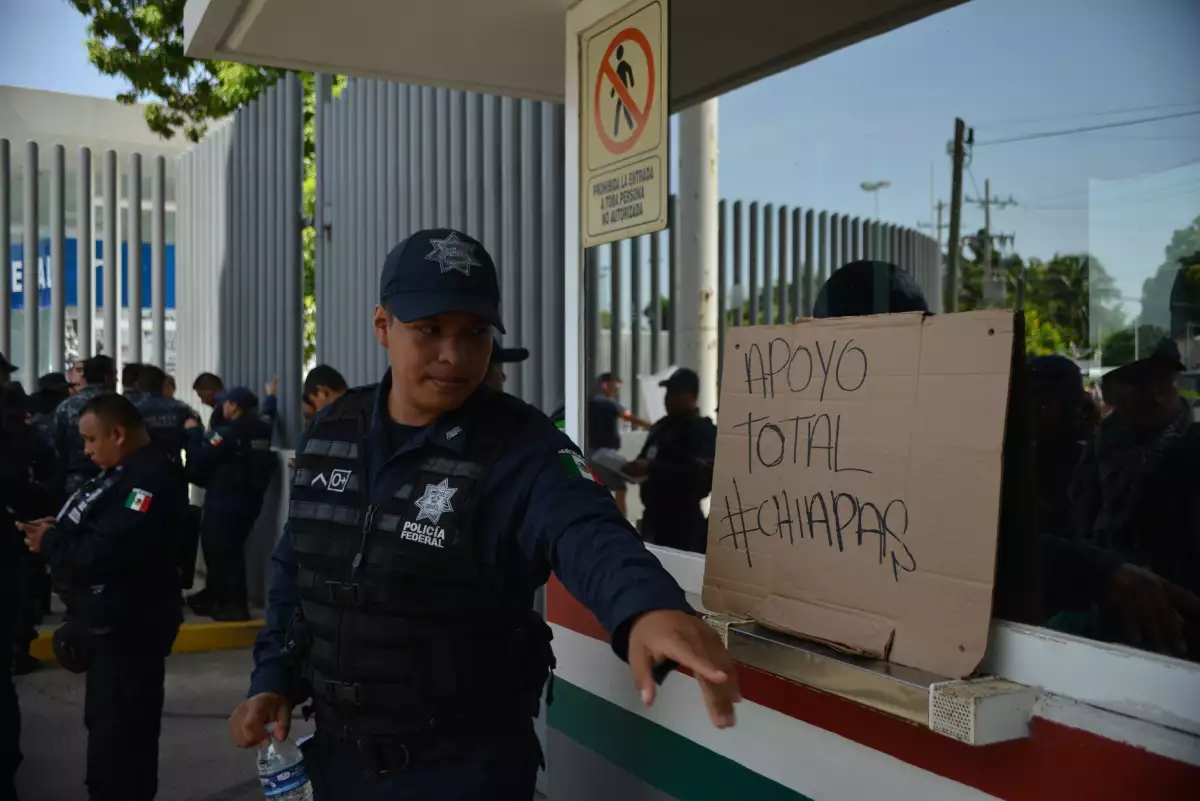 Policías Federales en Chiapas