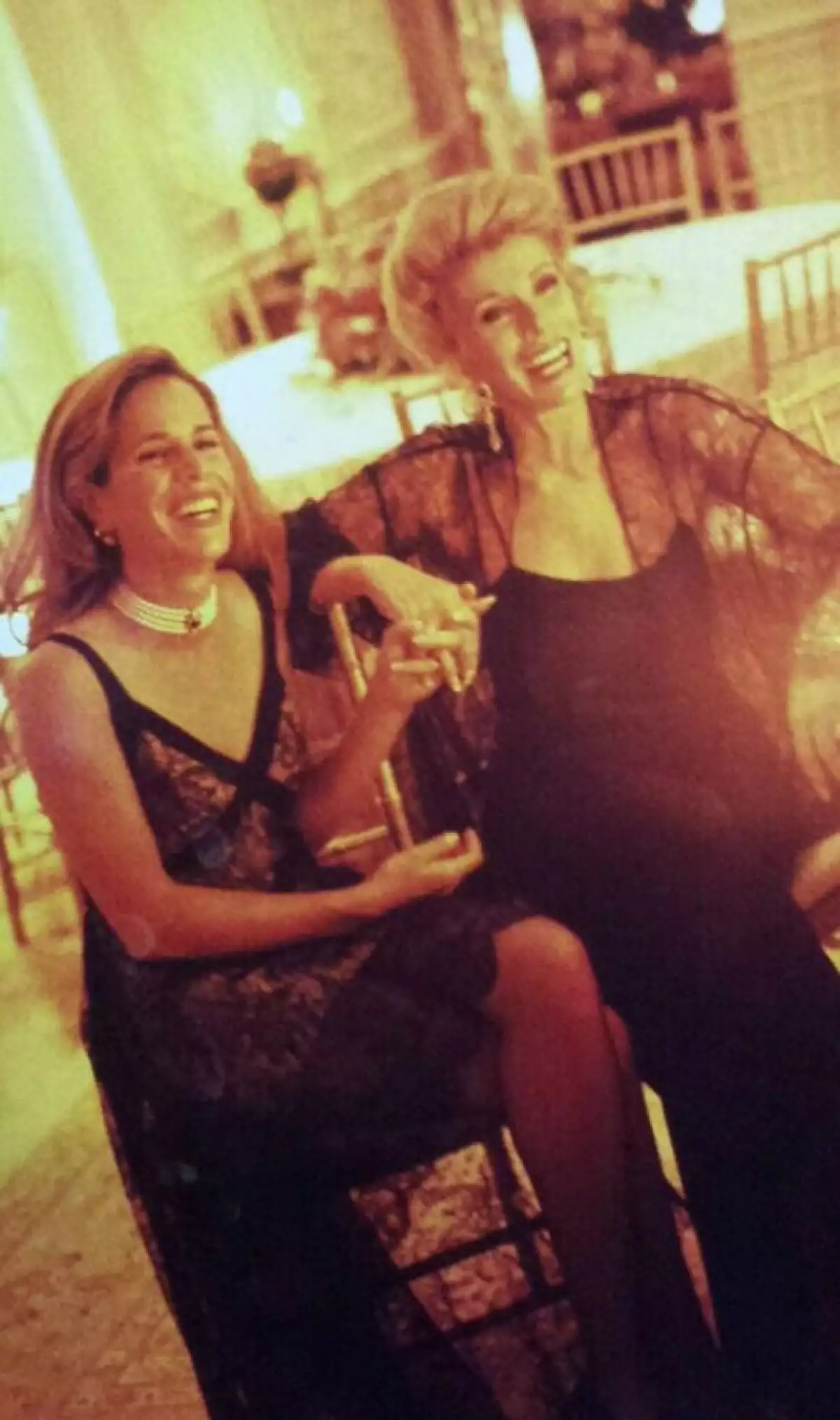 Melissa Rivers adivinó la contraseña de Joan Rivers para publicar esta linda imagen y desear a todos un gran Día de Acción de Gracias.